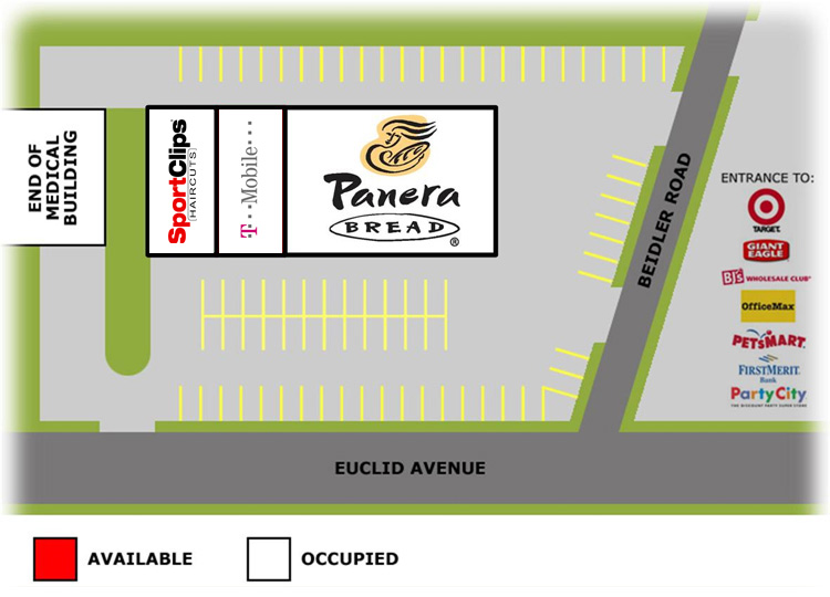 Retail Space Available - Willoughby, Ohio 44094